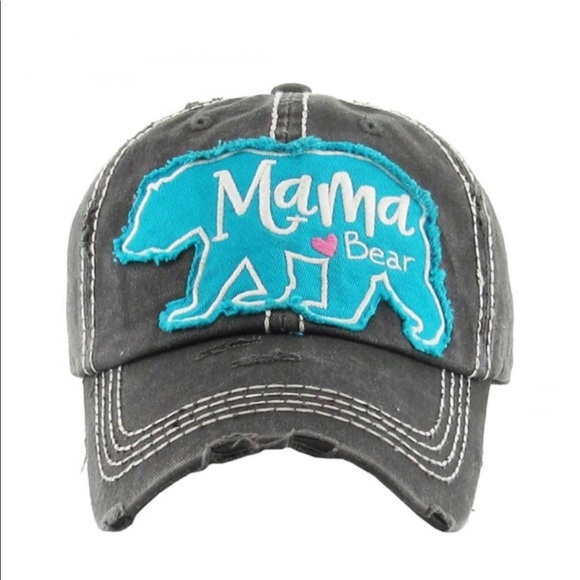 kebethos Accessories - Vintage Style Mama Bear 🐻 Baseball Cap Hat New